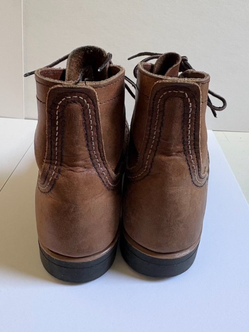RED WING Iron Ranger Women's Short Boot in Amber Harness Leather SZ 8.5 - Picture 10 of 12